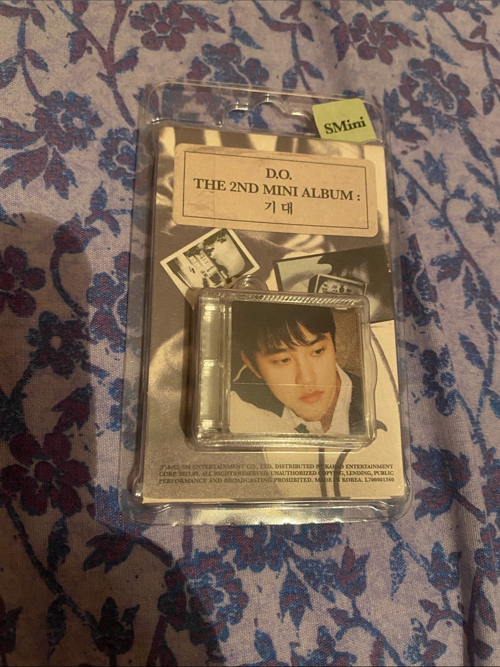 D.O. The 2nd Mini Album Keychain -Cream Color